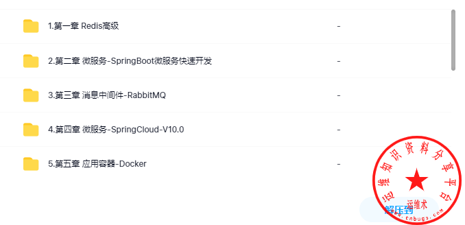 全面轻架构！高级Redis实战+Docker+ElasticSearch+SpringBoot+RabbitMQ+SpringCloud